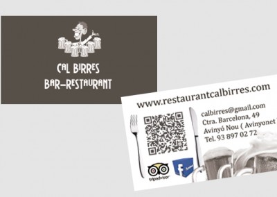 Targetes Restaurant Cal Birres